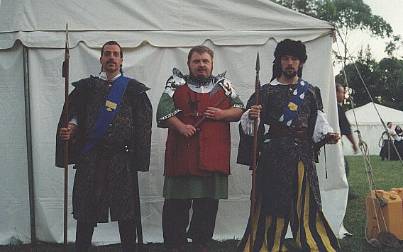 Mungo, Hanbal and Conan at festival